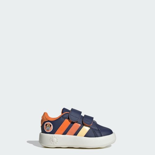 adidas x Disney Mickey Mouse Grand Court - Dark Blue/Ice Tangerine/Pure Orange - JS2344