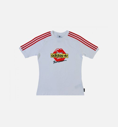 adidas X Fiorucci Crop Top - White/Red - ED0506