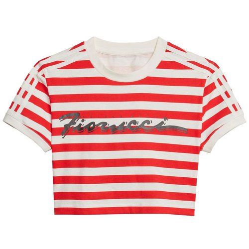 adidas x Fiorucci Stripe Crop Tee white off white - White/Off White - ED0505