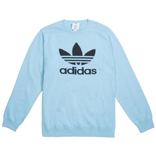 adidas x Have A Good Time Summer Knit Sweatshirt/Clear - Blue/Clear Blue - DZ9232