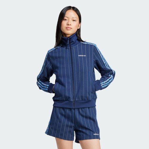 adidas x Liberty London Tonal Blocked Track Top - Night Indigo/Chalk White - JC5306
