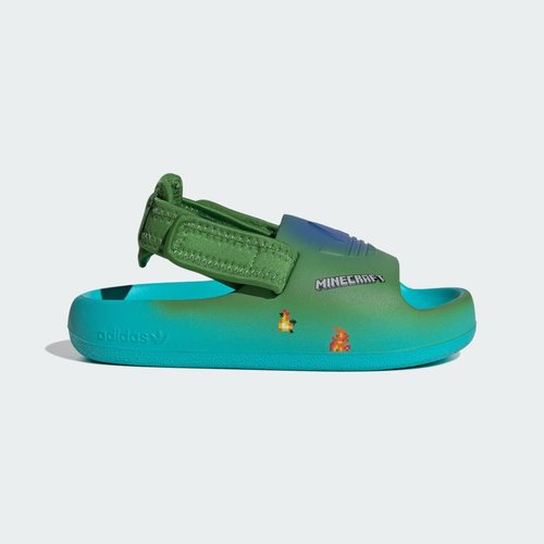 adidas Minecraft x adiFOM Adilette Slide C | | Size 1 - Blue/Green/Blue - JQ6465