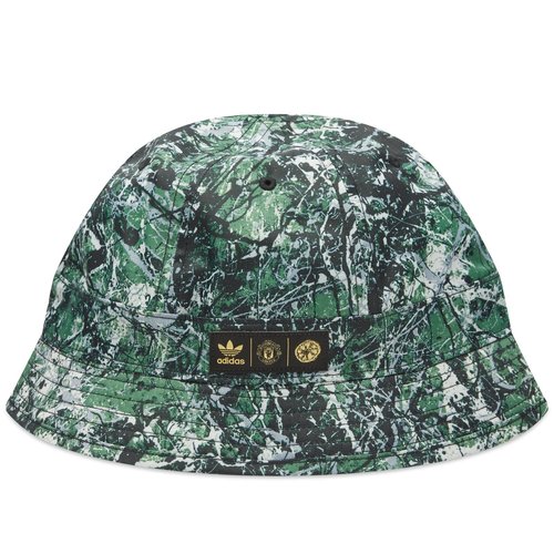 adidas Manchester United x Stone Roses Bucket Hat - Green - IT5030