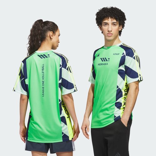 adidas x Nebraska LOVB Jersey - Green/Navy - KL2876