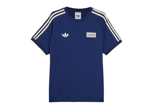 adidas x Oasis Tour 3Stripes T-Shirt - Night Indigo/Cream White