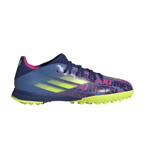 adidas X Speedflow Messi.3 TF - Victory Blue/Shock Pink/Solar Yellow - FY6904