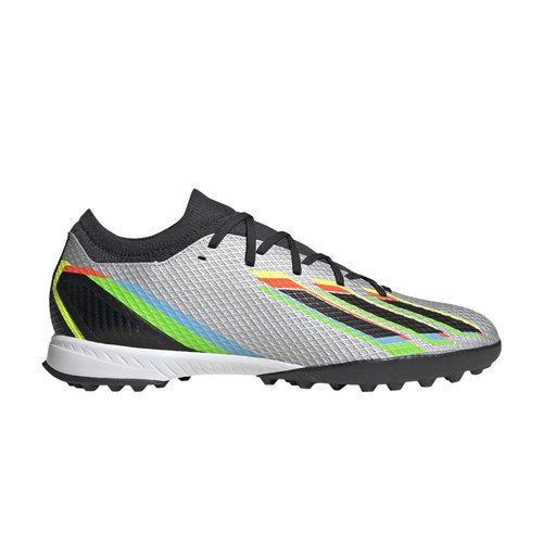 adidas X Speedportal.3 TF - Silver Metallic/Core Black/Solar Yellow - GW8486