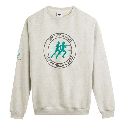 adidas Sporty & Rich Sweater - Light Grey Heather - KA0719
