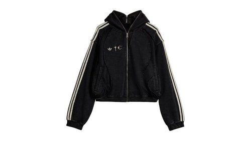 adidas x Thug Club Teamgeist Hooded Zip Up - Black - KC2209