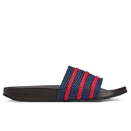 adidas x Wales Bonner Adilette - Night Indigo/Better Scarlet/Dark Brown - KI3388