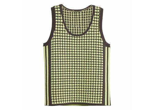 adidas x Wales Bonner Knit Vest - Semi Frozen Yellow/Night Brown