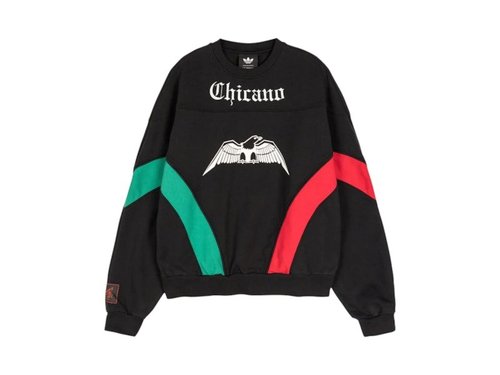 adidas x Willy Chavarria Chicano Sweater - Black - KF3196