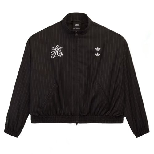 adidas Chavarria Pinstripe Track Jacket - Black/White - KR8696