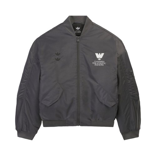 adidas x Willy Chavarria Satin Bomber - Grey - KV2248