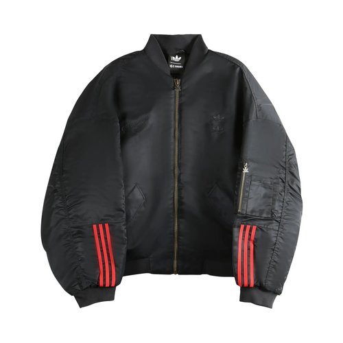 adidas x Willy Chavarria Satin Bomber Jacket - Black - KD9361