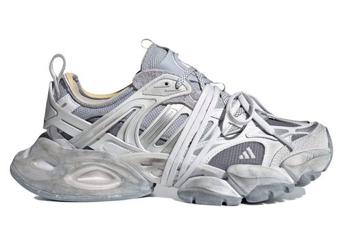 adidas XLG Runner Deluxe - Gray/Silver Metallic - JR9633
