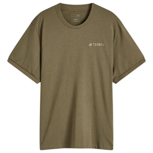 adidas XPL Logo T-Shirt - Olive Strata - IM8244