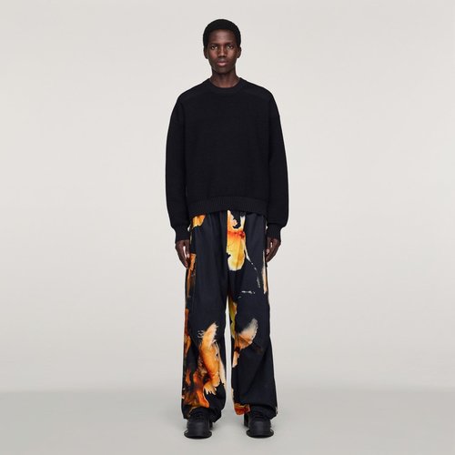 adidas Y-3 AOP UT Twill Cargo Pants - Black - KE2314