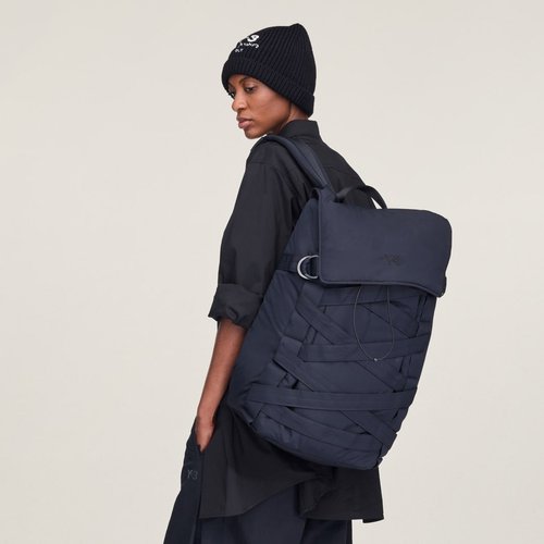 adidas Y-3 Cinch Backpack - Black - JV9722