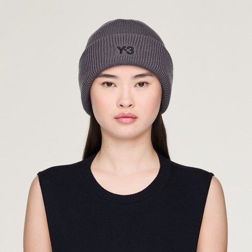 adidas Y-3 Classic Knitted Beanie - Granite - KC0445