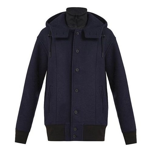 adidas Y-3 Colorblock Long Sleeves Hooded Jacket - Black - DP0495