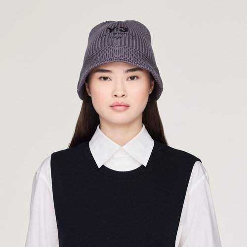 adidas Y-3 Knit Bucket Hat - Granite - KC0436