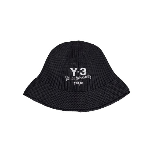 adidas Y-3 Knit Bucket Hat - Black - JX8305