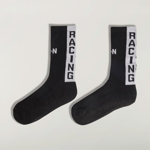 adidas Y-3-NBHD Ribbed Crew Socks - Black - KC1257