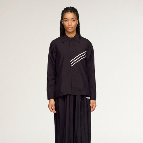 adidas Y-3 Raw Edge 3 Stripes Shirt - Black - KF1193
