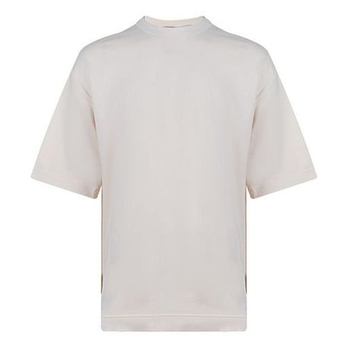 adidas Y-3 SS21 Rear Logo Printing Round Neck Short Sleeve Creamy T-Shirt - White - GV6082