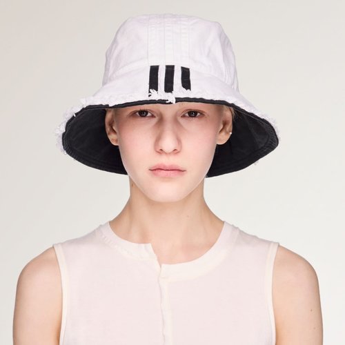adidas Y-3 Stripes Bucket Hat - Off White - KT3212