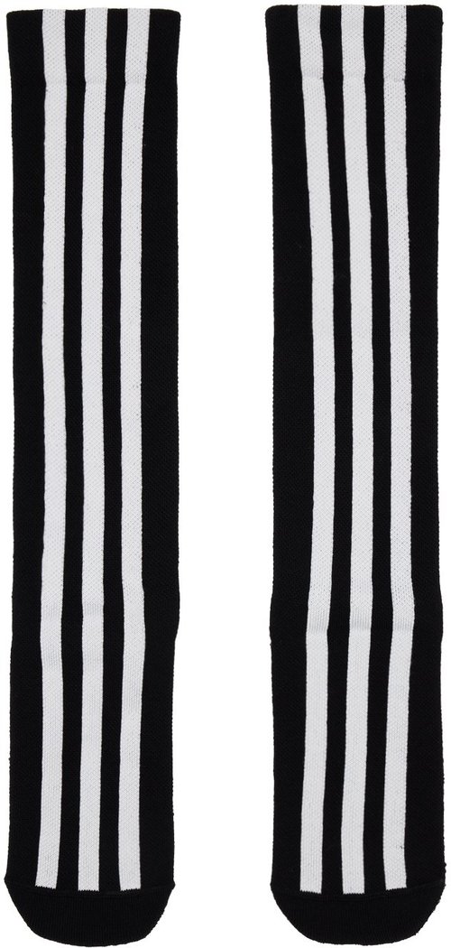 adidas Y-3 Logo Strip Socks - Black - JI9096