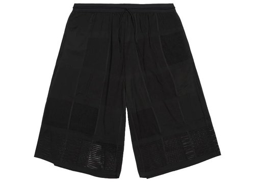 adidas Y-3 Patchwork Mesh Short - Black - DY7282