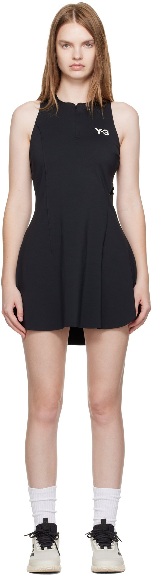 adidas Y-3 US Open Tennis Pro Sport Dress - Black - JZ9304