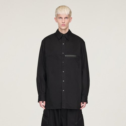 adidas Y-3 UT Twill Overshirt - Black - JW4620
