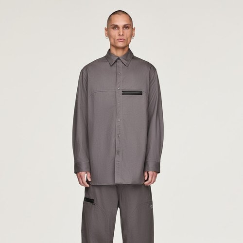 adidas Y-3 UT Twill Overshirt - Granite - KB2079