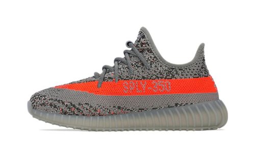adidas YEEZY Boost 350 V2 - Reflective/Steeple Grey/Solar Red - GW1230