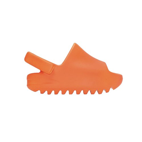 inflamed orange yeezy slides