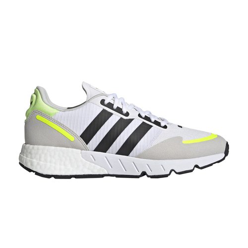 adidas ZX 1K Boost - Cloud White/Core Black/Solar Yellow - H69037