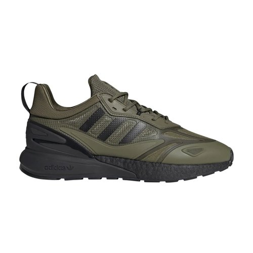 adidas ZX 2K Boost 2.0 - Focus Olive/Core Black/Orange Rush - GW0518