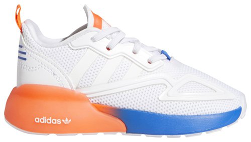 adidas ZX 2K - White/Solar Red/Blue - FX9534