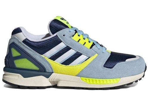adidas ZX 8000 - Dark Blue/Footwear White/Solar Yellow - KI5674