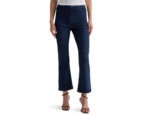 AG Jeans Farrah Mid Rise Pull On Crop Boot Jeans in Jeans - Hyacinth - IS.D1E10