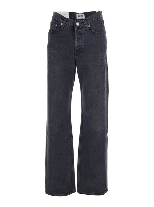 AGOLDE Blue Jeans With High Waist And Logo Patch On The Rear In Denim - A2291157DBC