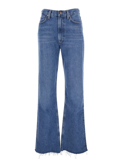 AGOLDE Blue Jeans With Logo Patch On The Rear And Flared Leg In Denim - A2181535PCBO
