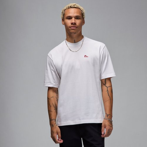 Air Jordan Sneaker Patch T-Shirt - White/Varsity Red - HJ2326-100