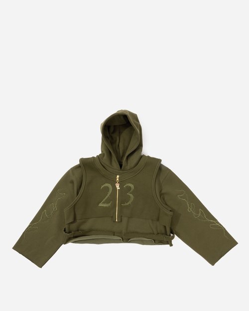 Nike Air Jordan x Teyana Taylor Fleece Hoodie - Rough Green - IM6257-326