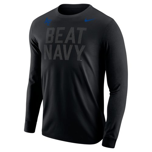 Air Force Nike College Long-Sleeve T-Shirt - Black - M12333AFRG-BLK