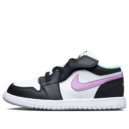 jordan 1 low black white purple