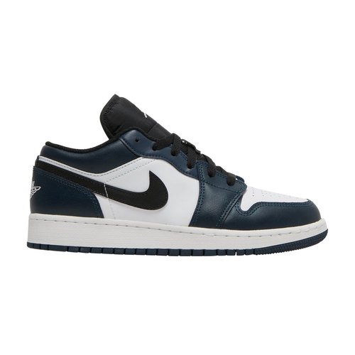 Air Jordan 1 Low - Armory Navy Blue/Black/White - 553560-411